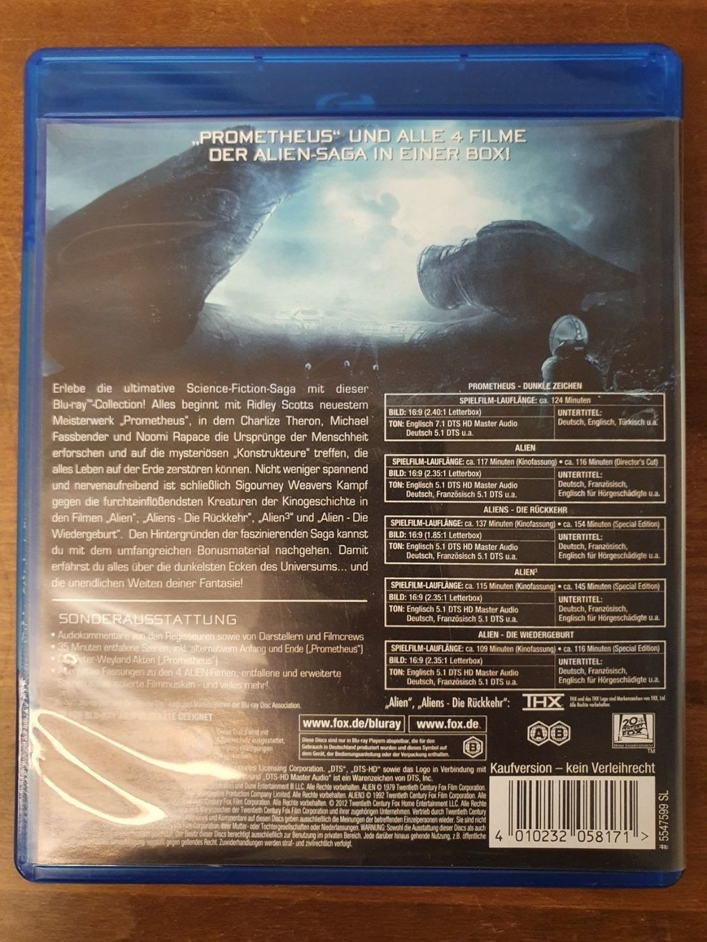 Alle DVDs: Prometheus to Alien Evolution [Blu Ray] – Gebraucht aus Zürich von  4