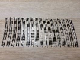 Märklin 17 x 8591 gebogenes gleis Z