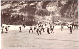 SPORTS D'HIVER - Hockey sur la glace ca. 1910 (MOT)