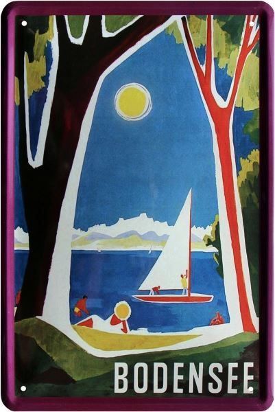 Insegne: Blechschild-URLAUB AM BODENSEE – Nuovo e nell'imballaggio originale da Rupperswil venduto da big-one-sale