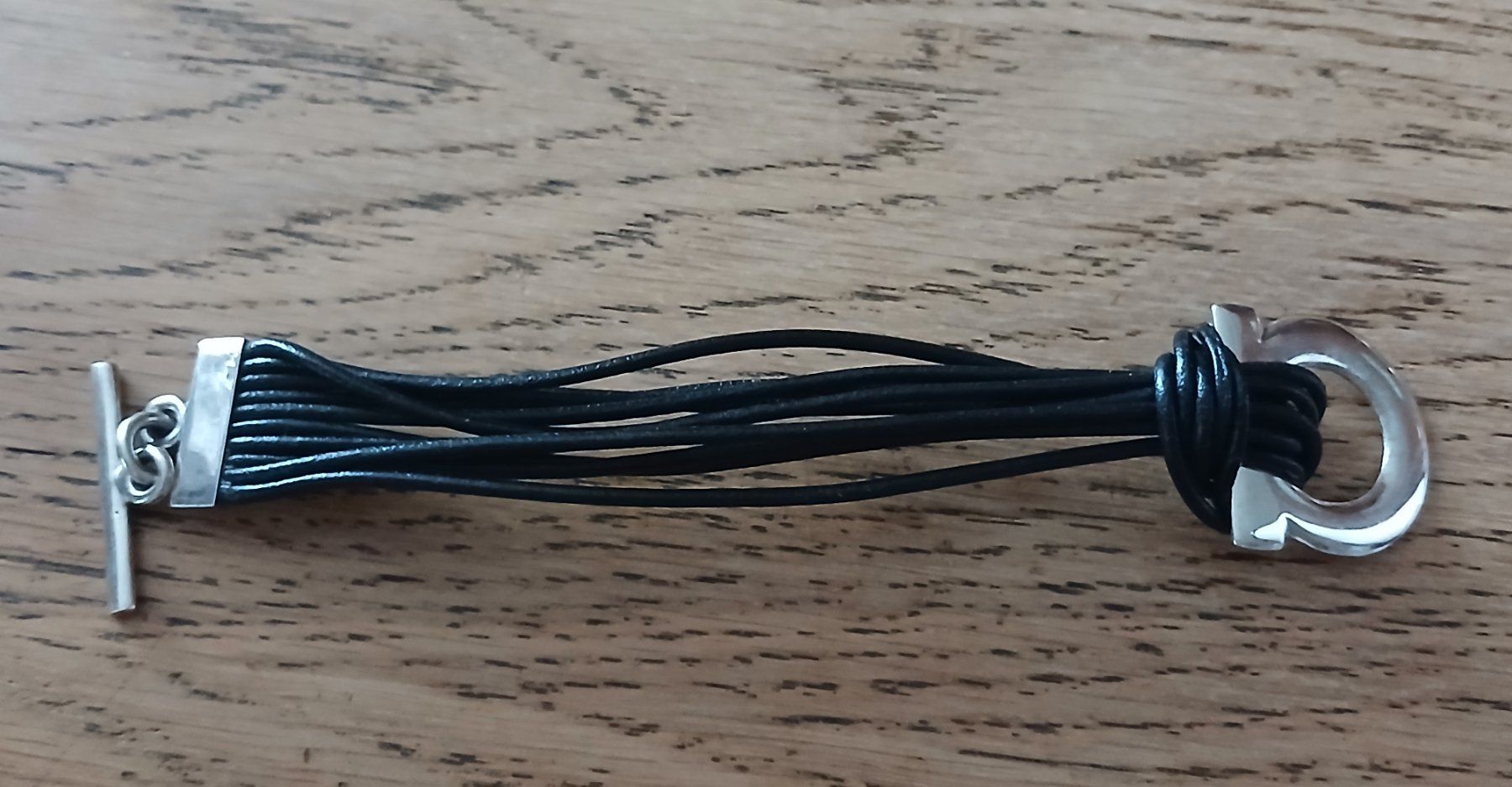 Armbänder & -reifen: Armband Leder Silber 950 – Gebraucht aus Aarburg von Emelie 2