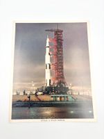 NASA Apollo 11 Saturn V Lithografie 1969 MSCL-33