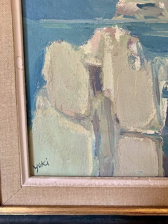 Gemälde: Yoki huile sur toile – Gebraucht aus Montreux von Barber_Swiss_Vintage 2