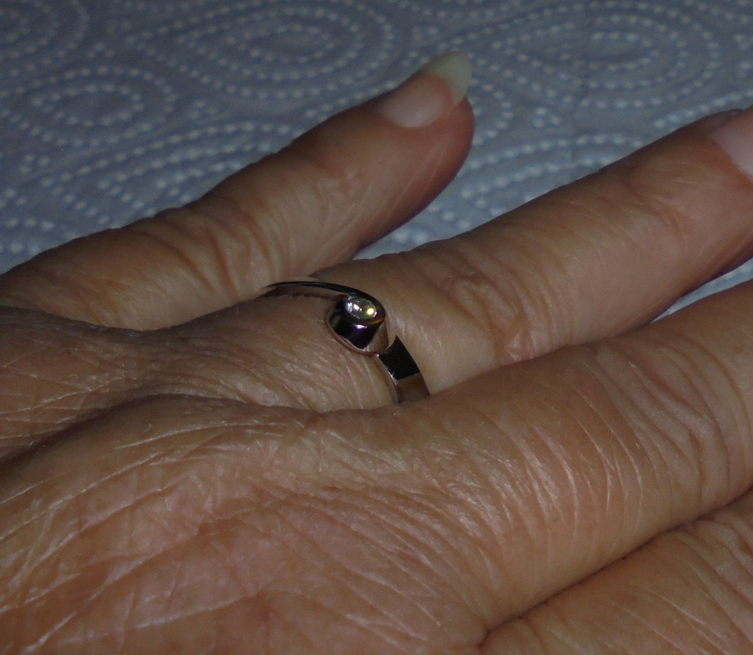 Ringe: Echtschmuck: Brillant-Silberring mit 1 Diamant 17/53 – Neu (gemäss Beschreibung) aus Zuchwil von maumauchi 9
