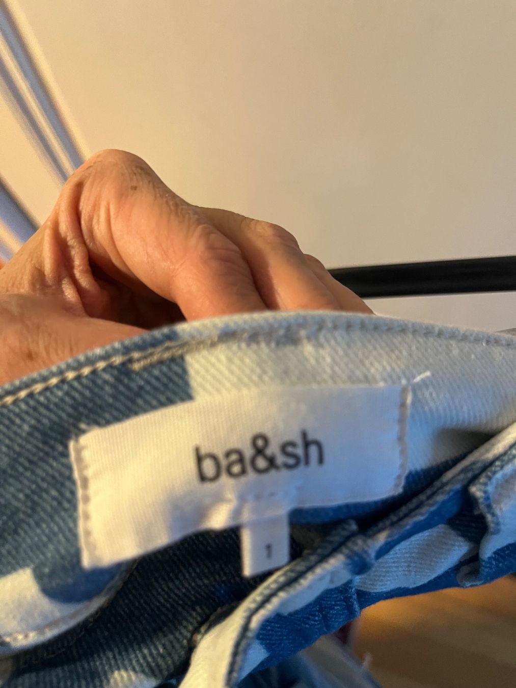 Pantaloni: Shorts bash denim blue et blanc Ba&Sh taille 1 – Nuovo (secondo la descrizione) da Genève venduto da Paradis_Vintage 3