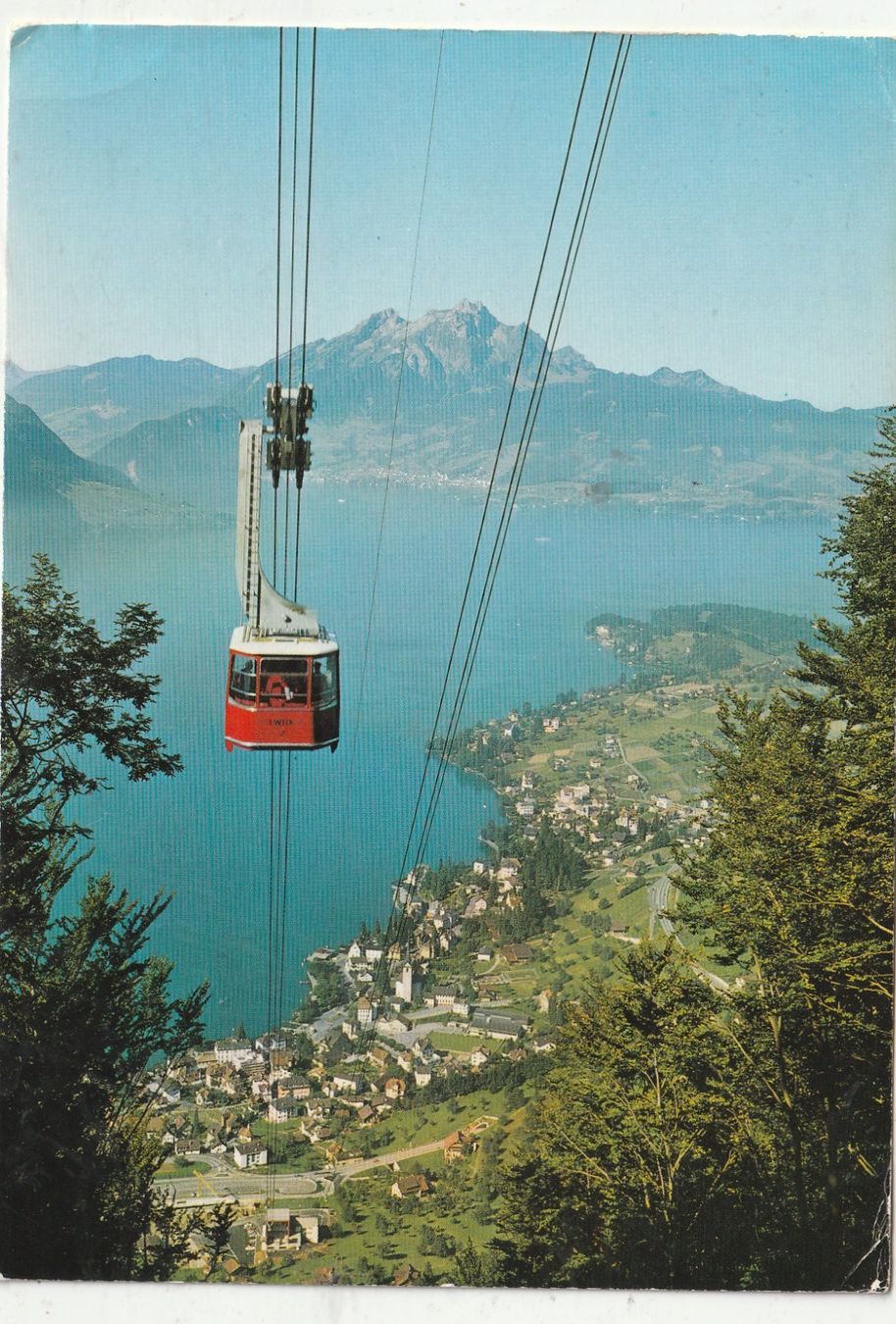 Ansichtskarten: Bahn  Weggis - Rigi – Gebraucht aus Lumbrein von made02