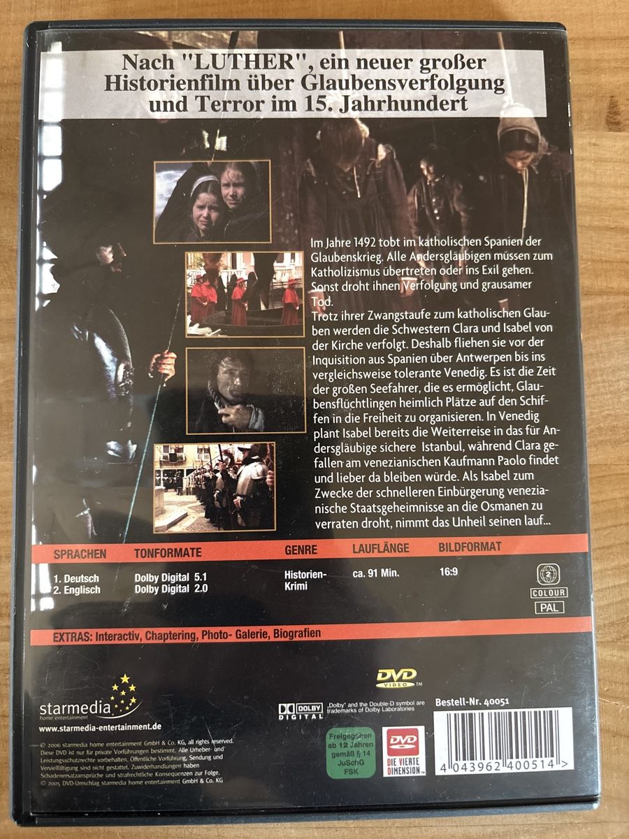 Tutti i DVDs: DVD Verrat in Venedig / 2005 – Usato da Rümlang venduto da Sambas19 1