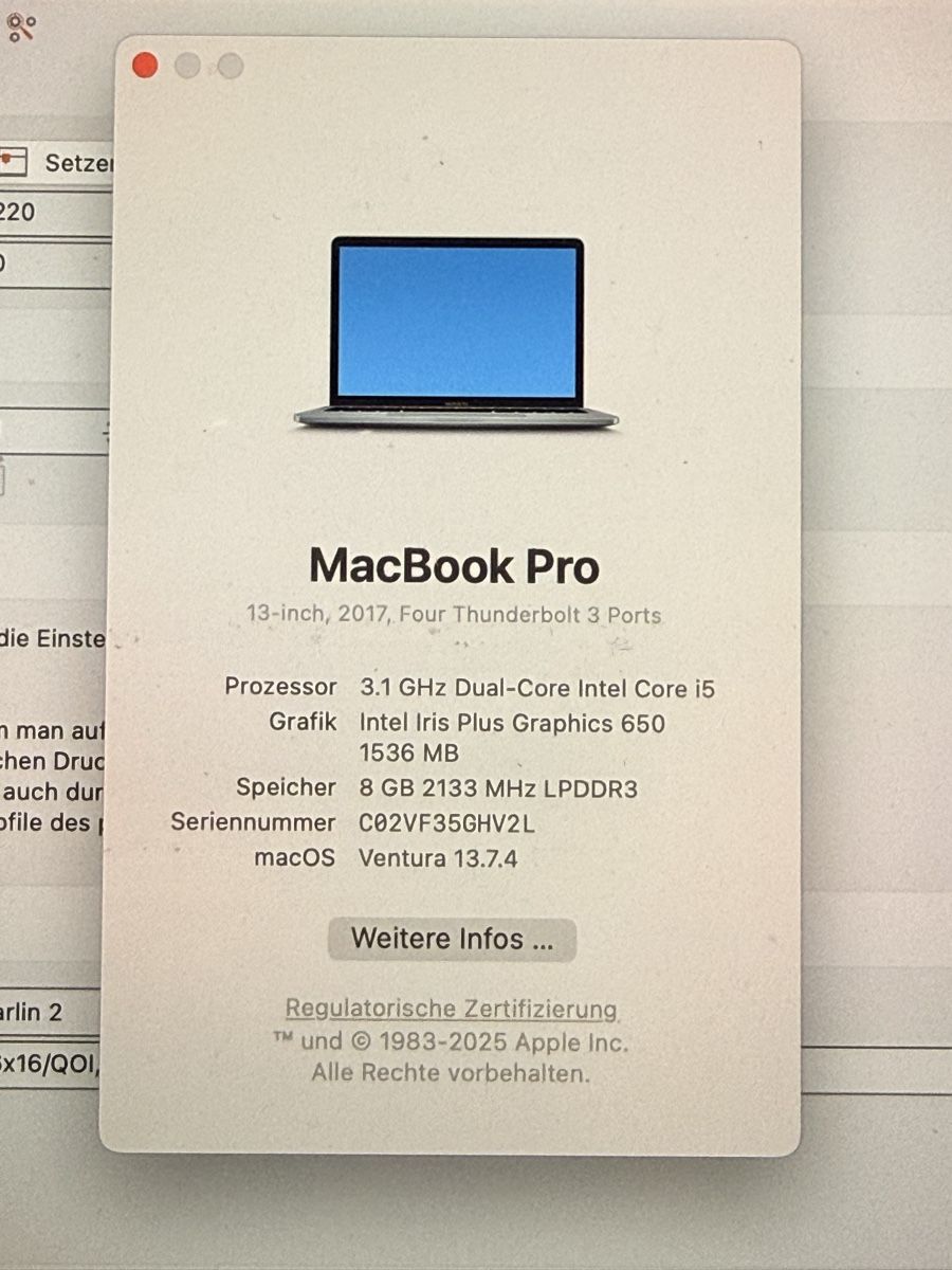 Apple Portables: MacBook Pro 13'' Touchbar – D'occasion à Oberwil BL par danone02 5