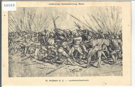 H. Holbein d. J. - Landsknechtschlacht
