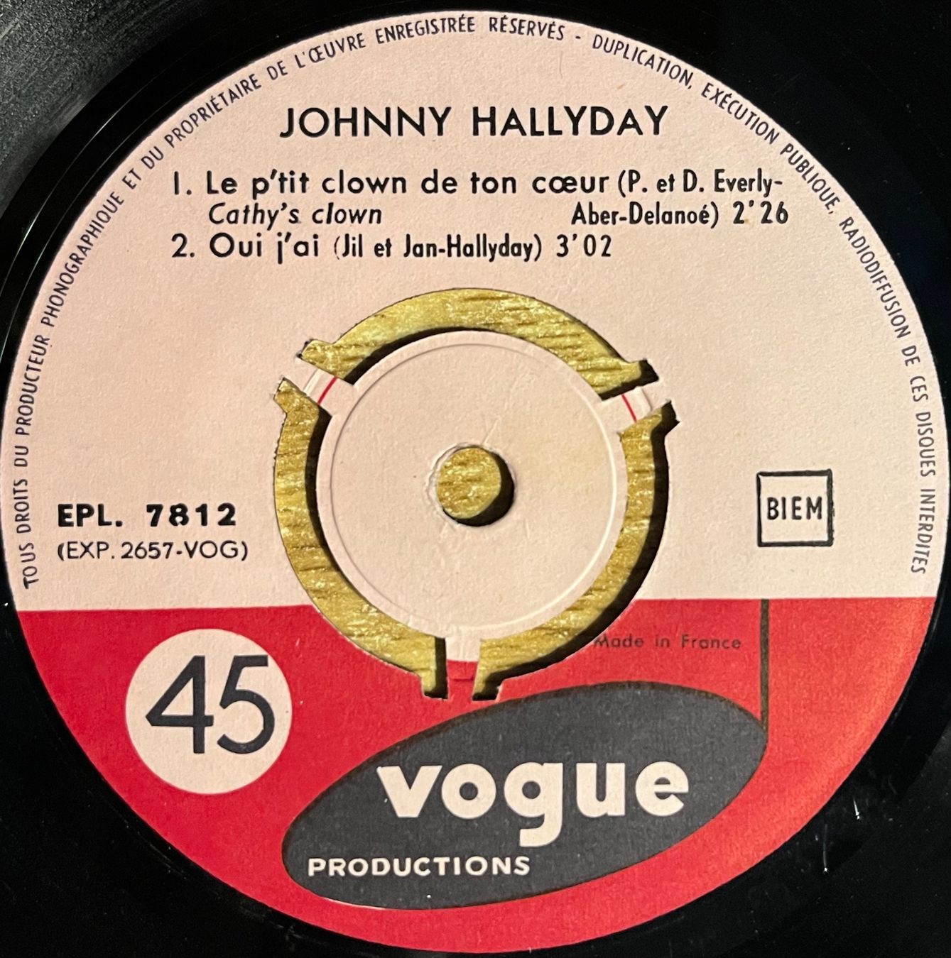 Vinyles: JOHNNY HALLYDAY - KILI WATCH – D'occasion à Bussigny par vinyl-pas-cher 3