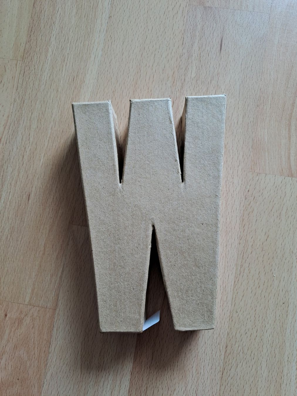 Alle Dekorationen: Buchstabe W, Pappkarton – Neu und originalverpackt aus Hombrechtikon von Rada039