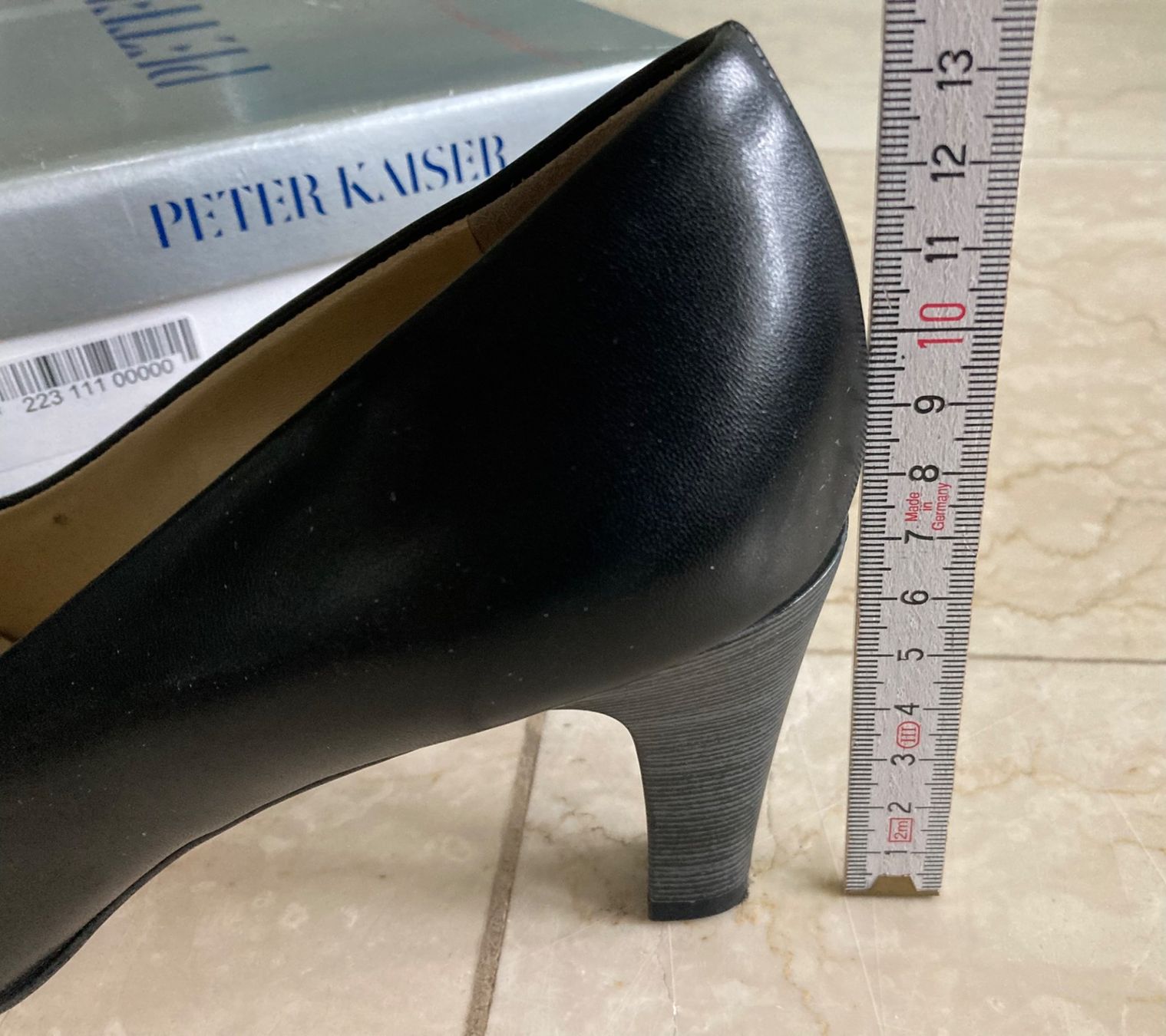 Kaiser Scarpe da donna: Klassische, schwarze Leder Pumps, Grösse 39 – Usato da Hurden venduto da Ruby70 4