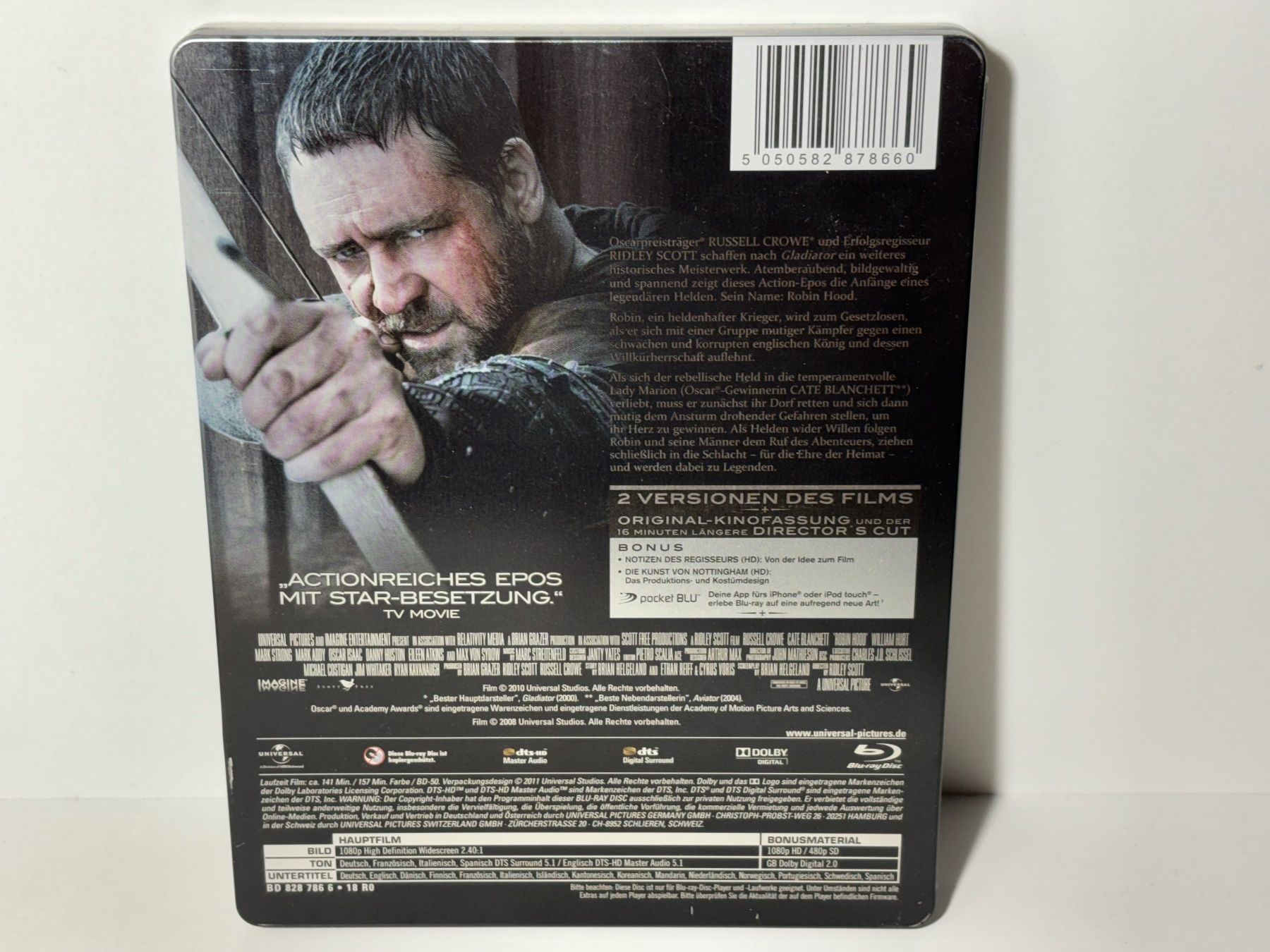 Tutti i DVDs: Robin Hood Blu Ray Steelbook – Usato da Wilderswil venduto da Sstriker 1