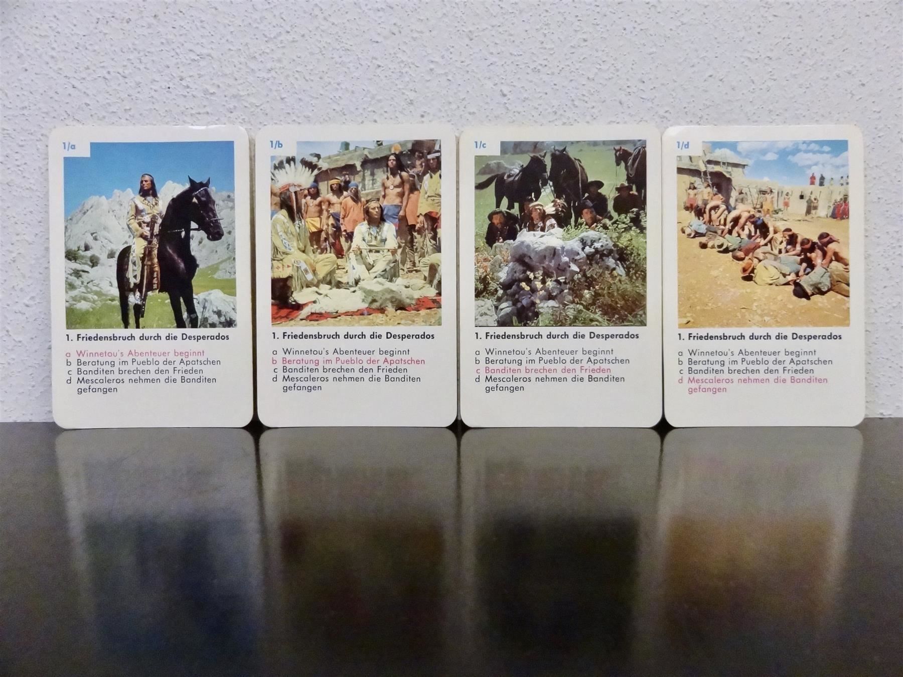 Giochi: schönes altes Quartett WINNETOU III – Usato da Kerzers venduto da wisaundso 3