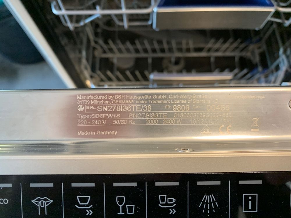 Grosser Geschirrspüler Siemens iQ700 mit ZeolithTrocknung Kaufen auf Ricardo