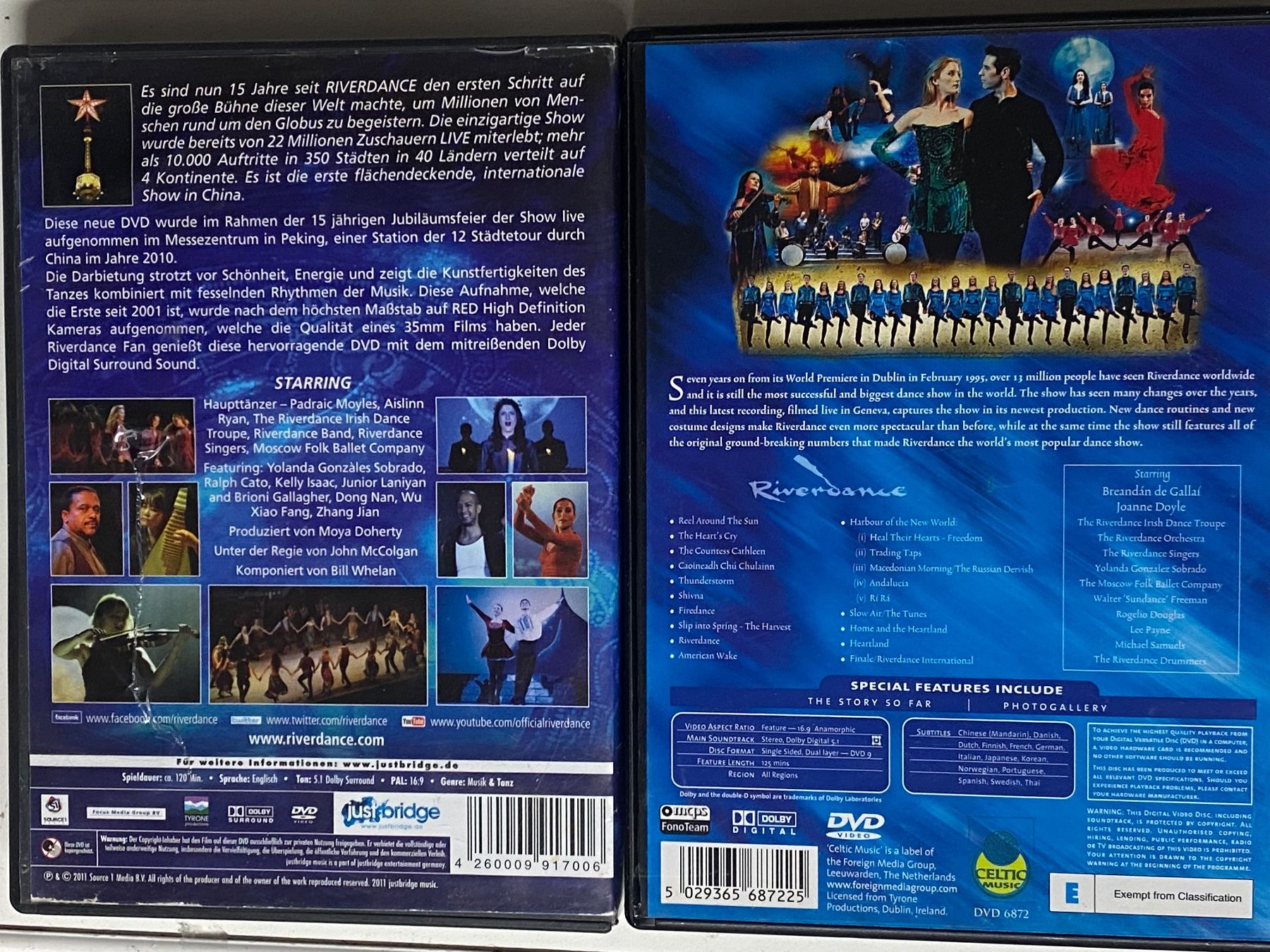 Tutti i DVDs: Riverdance – Usato da Muri b. Bern venduto da AdidasCollector 1
