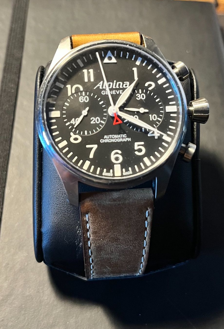 Alpina Orologi: Alpina Startimer Pilot Automatic Chronograph – Limited – Usato da Crans VD venduto da falcata 5