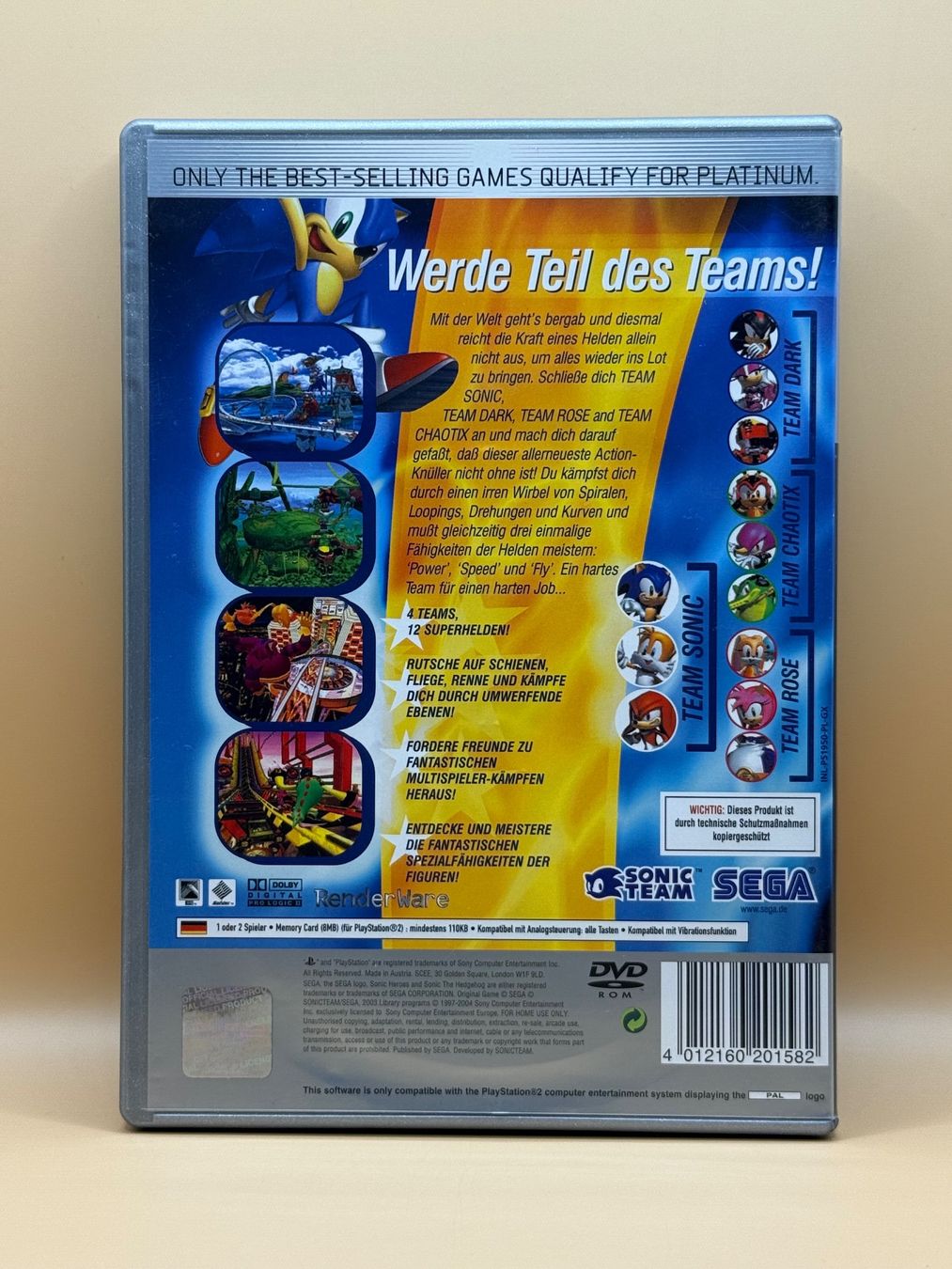 Giochi: Sonic Heroes - Playstation 2 – Usato da Dietikon venduto da gab_qz7y 1