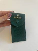 Rolex Etui dunkelgrün Leder guter Zustand