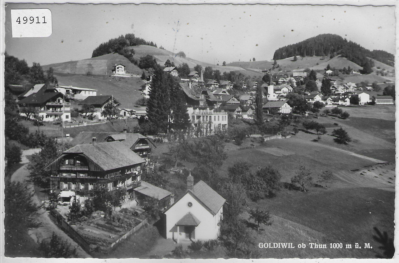 Cartoline postali: Goldiwil ob Thun – Usato da Ettingen venduto da Kartenplanet