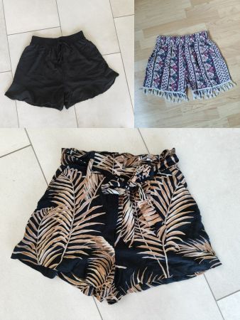 3 Paar schöne luftige Shorts  Gr. 34 / XS