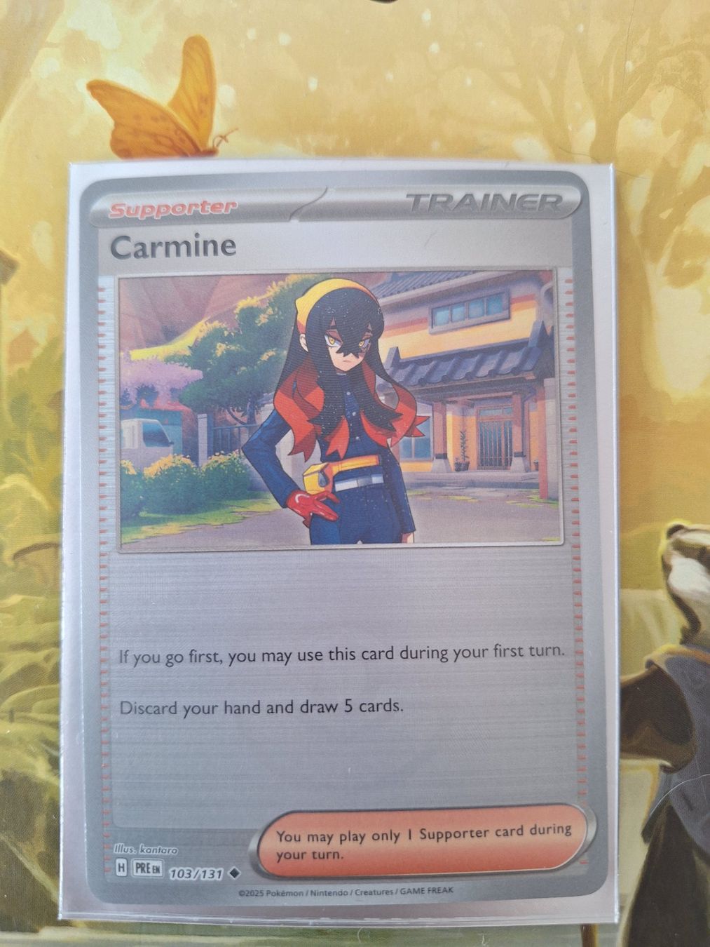 Pokémon Carte collezionabili: Carmine - Pokeball Holo Prismatic Evolution – Usato da Altstätten SG venduto da GGsGameshop