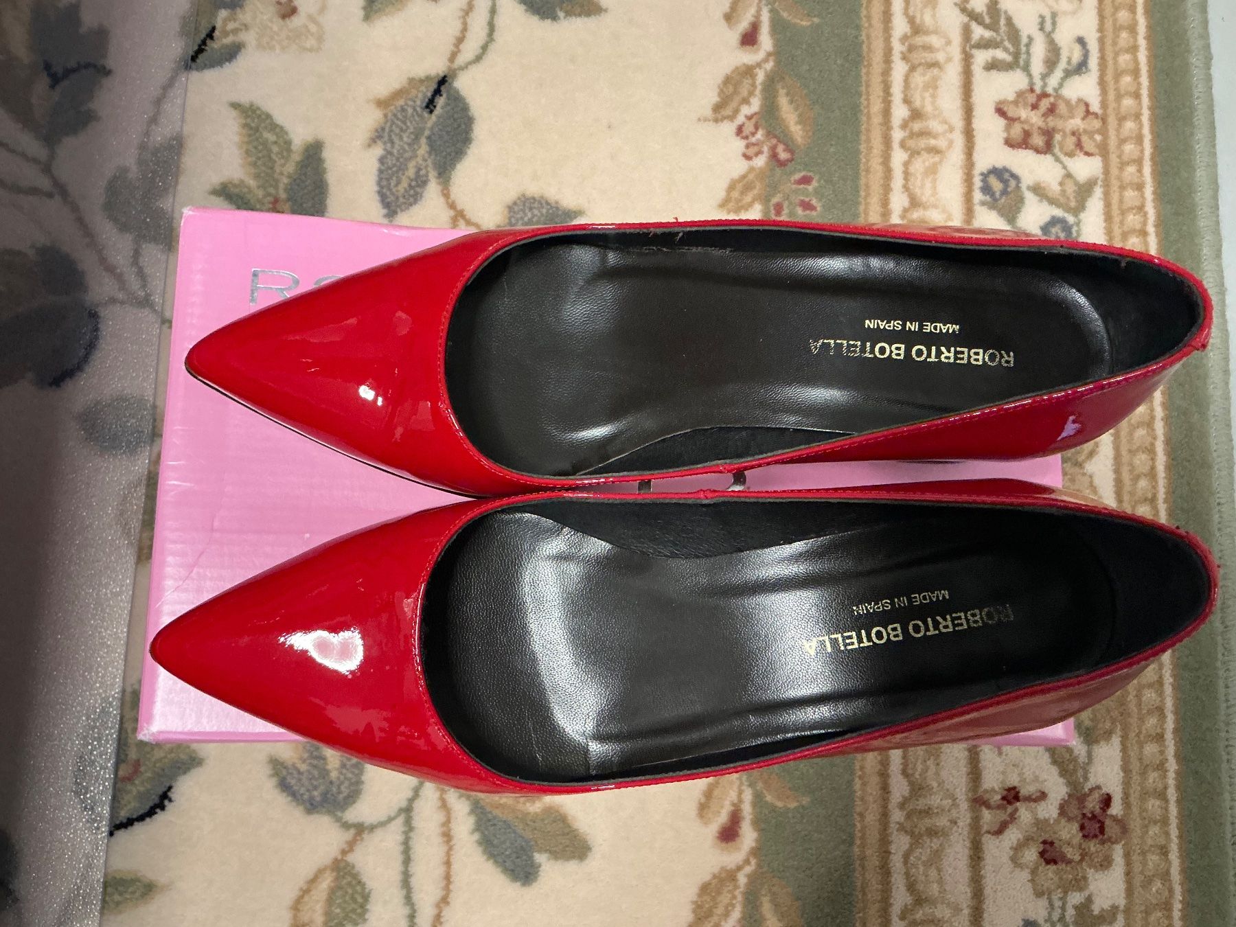 Scarpe da donna: Roberto Botella Damen Pumps Gr. 39 Lackleder Rot – Usato da Sennhof venduto da Svetik100