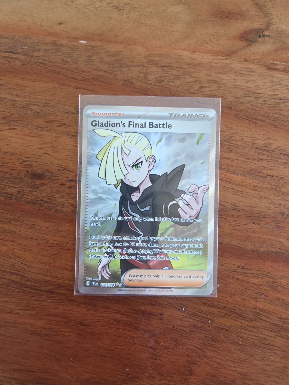 Pokémon Carte collezionabili: Gladion's final battle pbl 108/084 – Usato da Ballwil venduto da Saschaz18