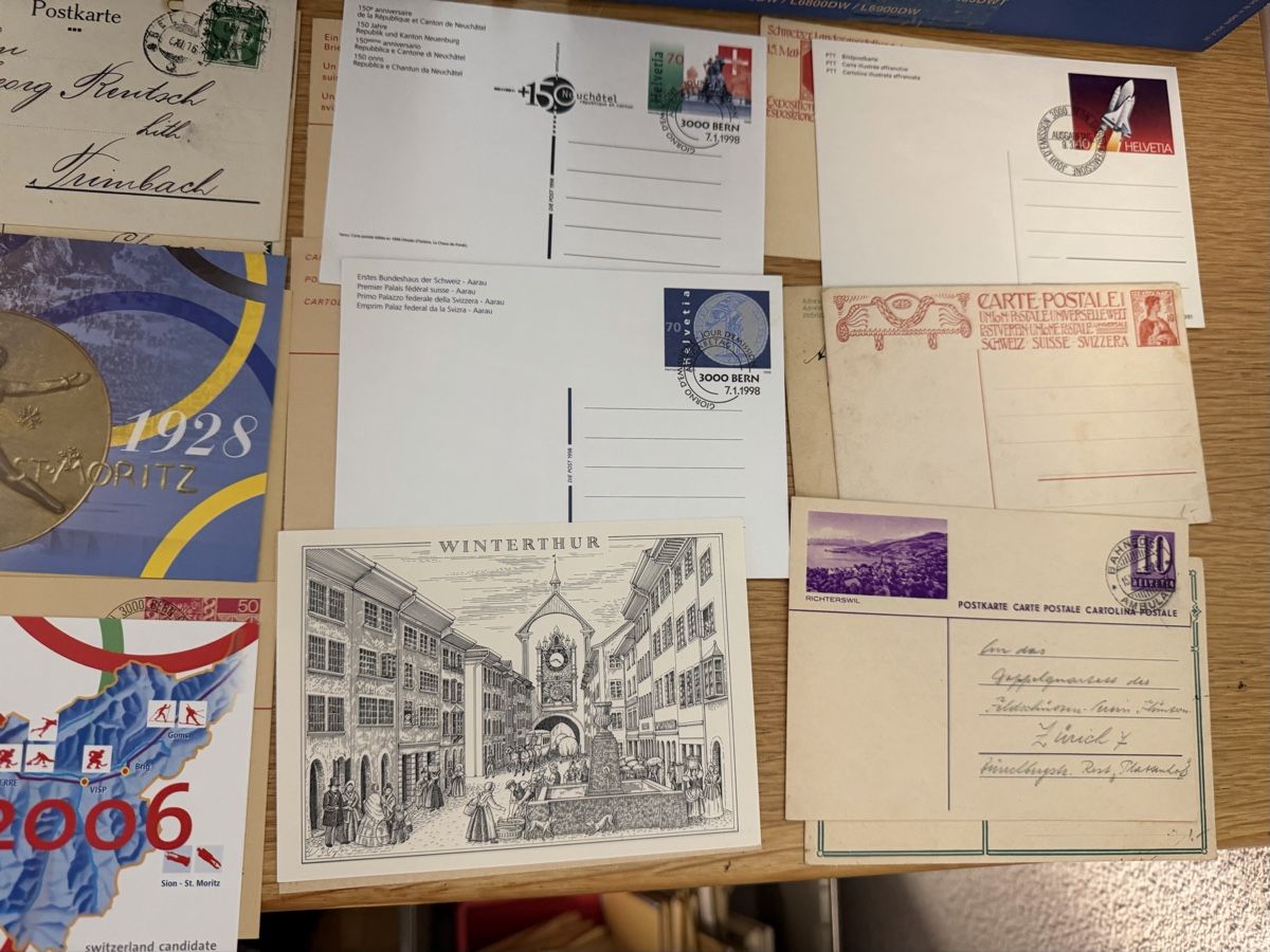 Cartoline postali: 80 AK/PK und Maximumkarten ab Alt – Usato da Murgenthal venduto da Tina_4055 2