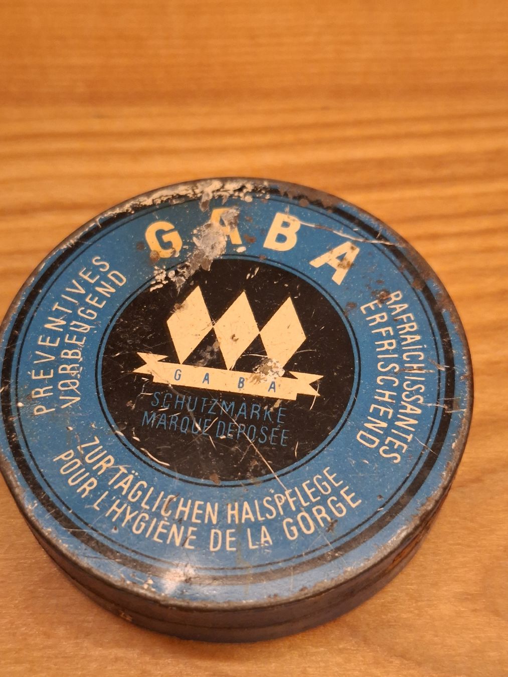 Dosen: GABA Tableten Blechdose – Gebraucht aus Ganterschwil von HeidiuPeter