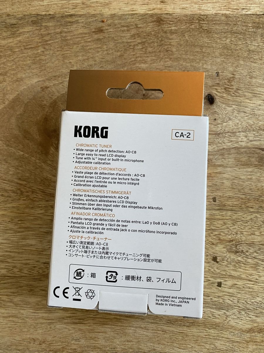 Korg Misurare: Korg CA-2 Chromatic Tuner – Nuovo e nell'imballaggio originale da Basel venduto da shirley_gold 1
