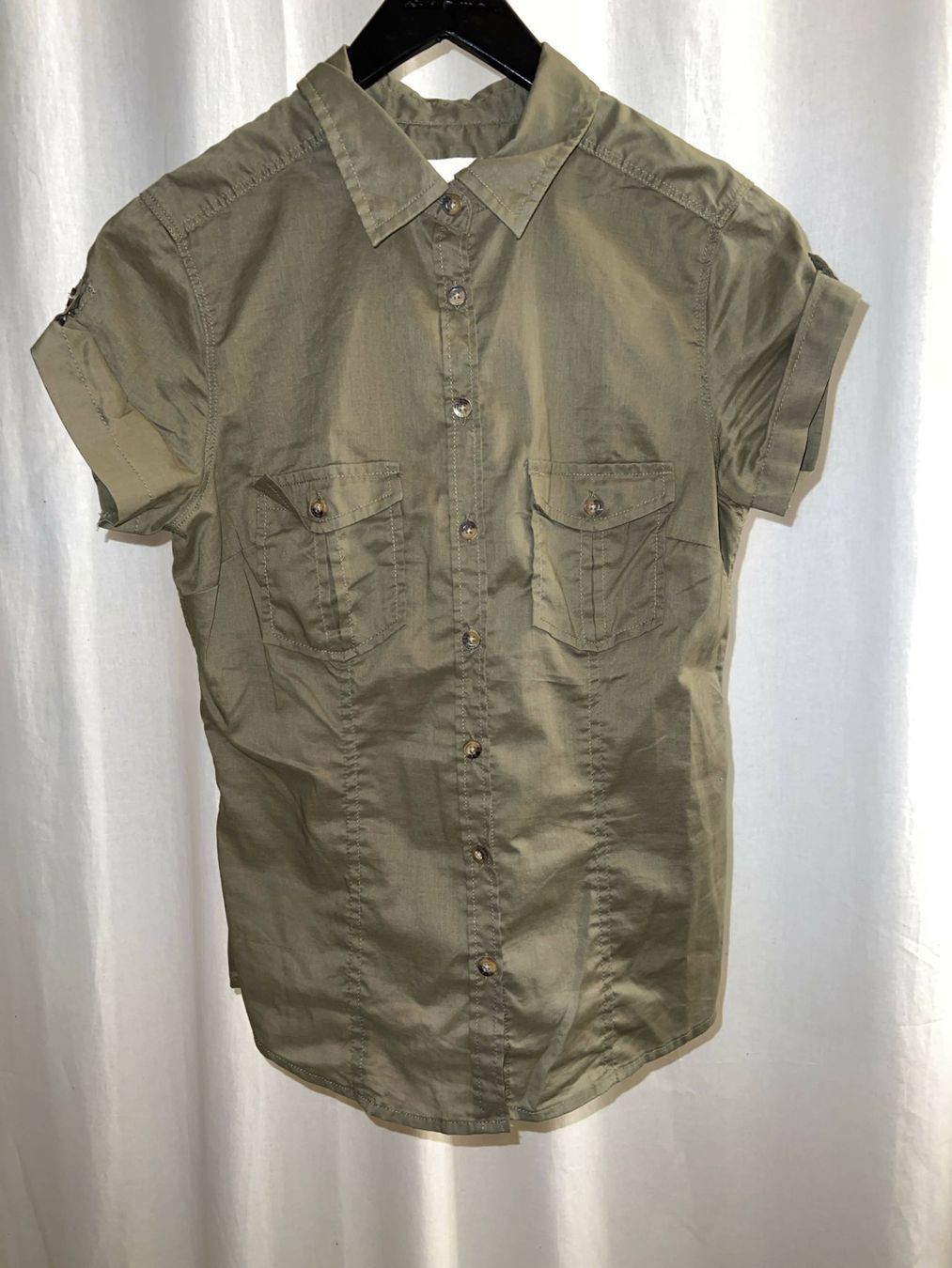 H&M Camicie: Olivegrünes khaki Hemd, Gr. S – Nuovo (secondo la descrizione) da Sarmenstorf venduto da taosun2