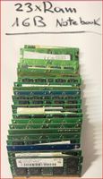 23 RAM NOTEBOOK DA 1 GB DIVERSE