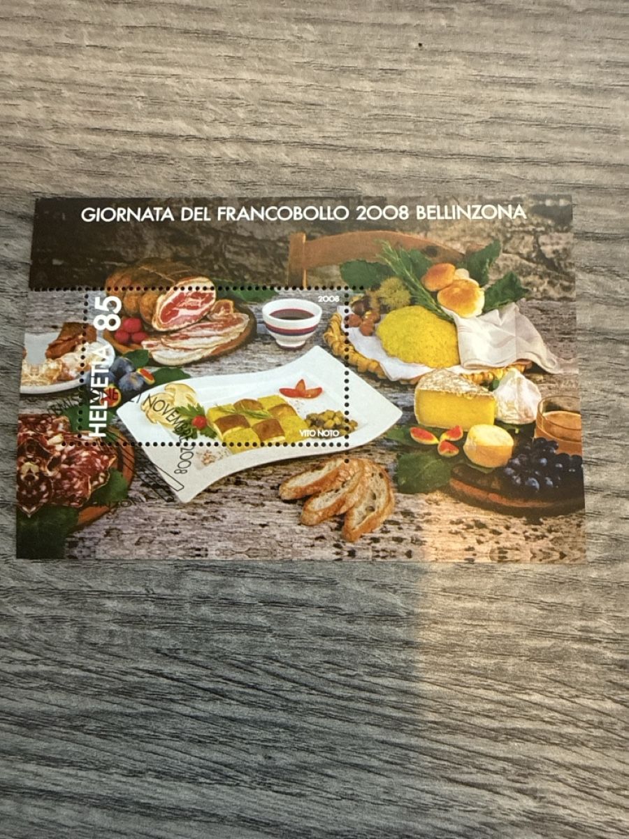 Tutti i francobolli: Giornata Francobollo 2008 Bellinzona, – Nuovo (secondo la descrizione) da Tafers venduto da Re.Ts