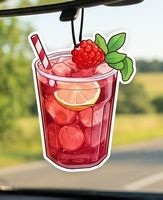 Duftbaum Lufterfrischer Fruchtcocktail mit Himbeere Zitrone
