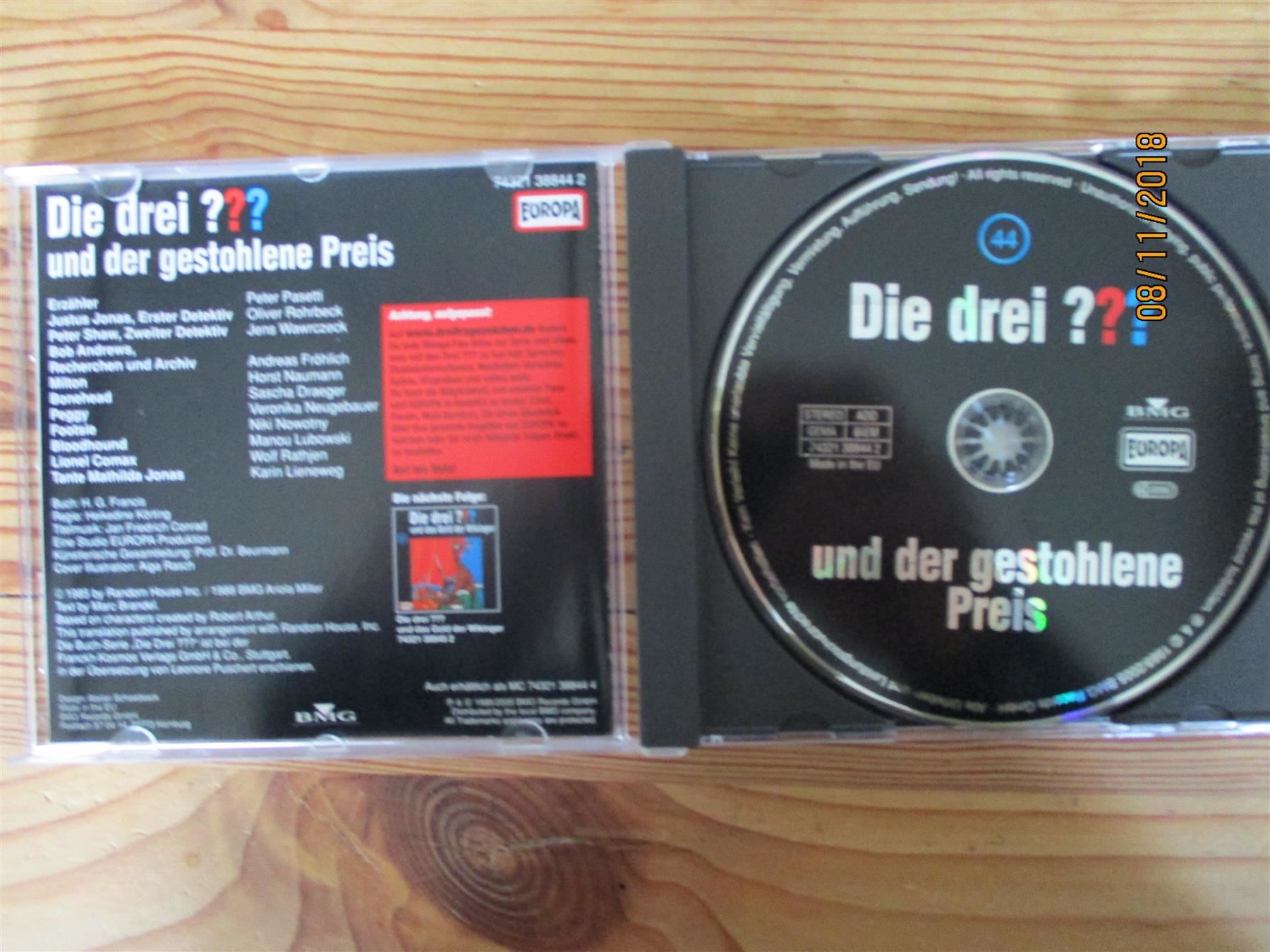 CD: Die drei Fragezeichen Folge 44 – Usato da Liestal venduto da Disc-Point 1