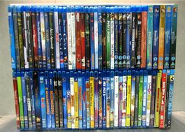 74 Blu-ray Film Sammlung Kinder & Walt Disney Filme