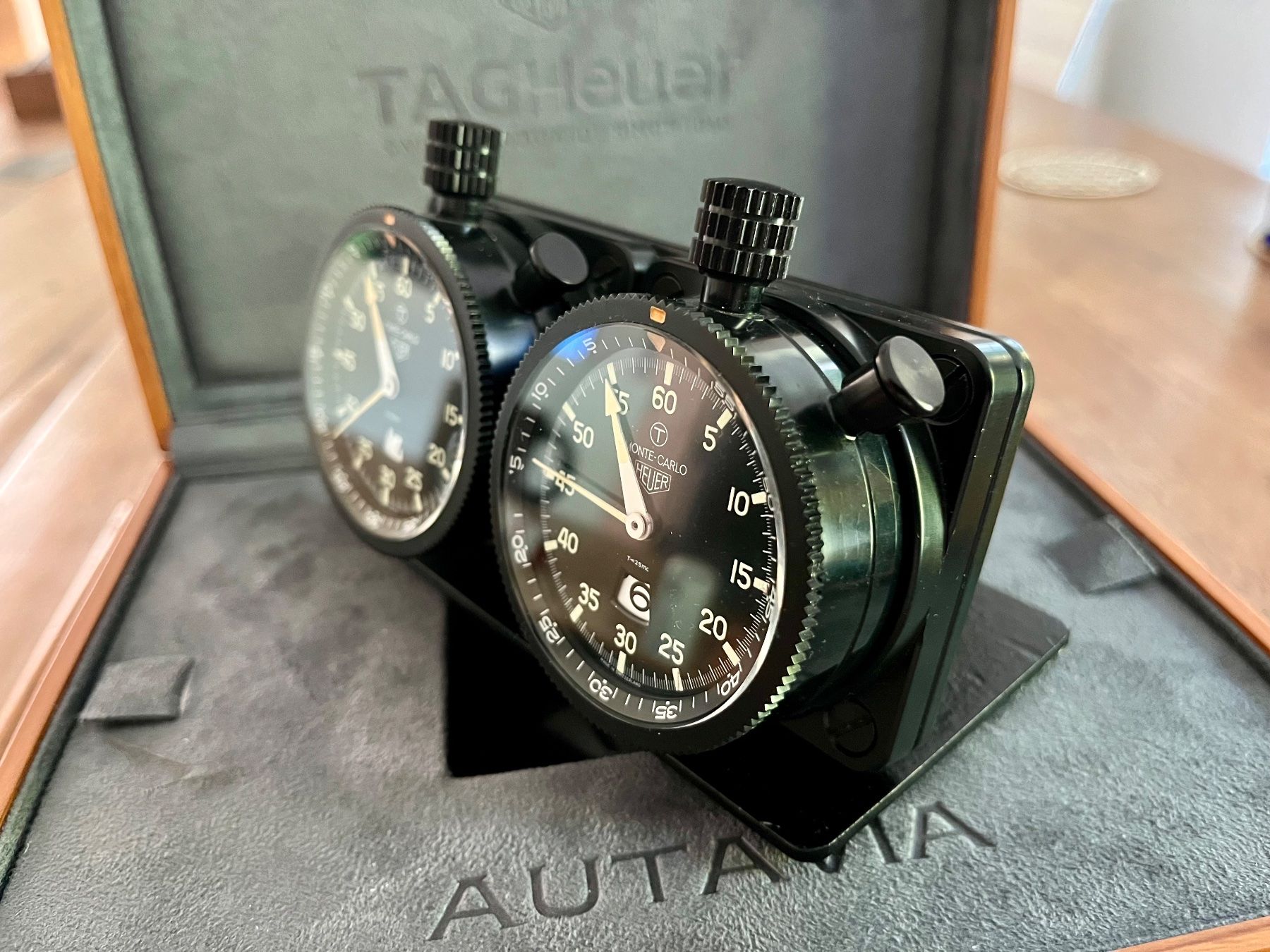Tag Heuer Orologi: HEUER Monte Carlo Dashboard mit Doppelhalter – Usato da Kilchberg ZH venduto da WatchesandHifi 5