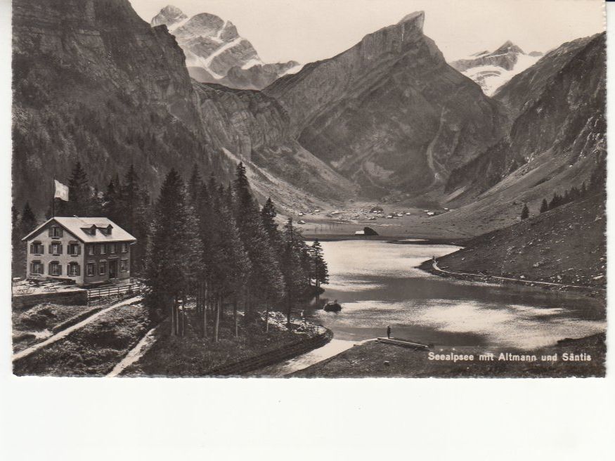 Cartoline postali: Seealpsee ca. 1945 – Usato da Bürglen TG venduto da StampGraf