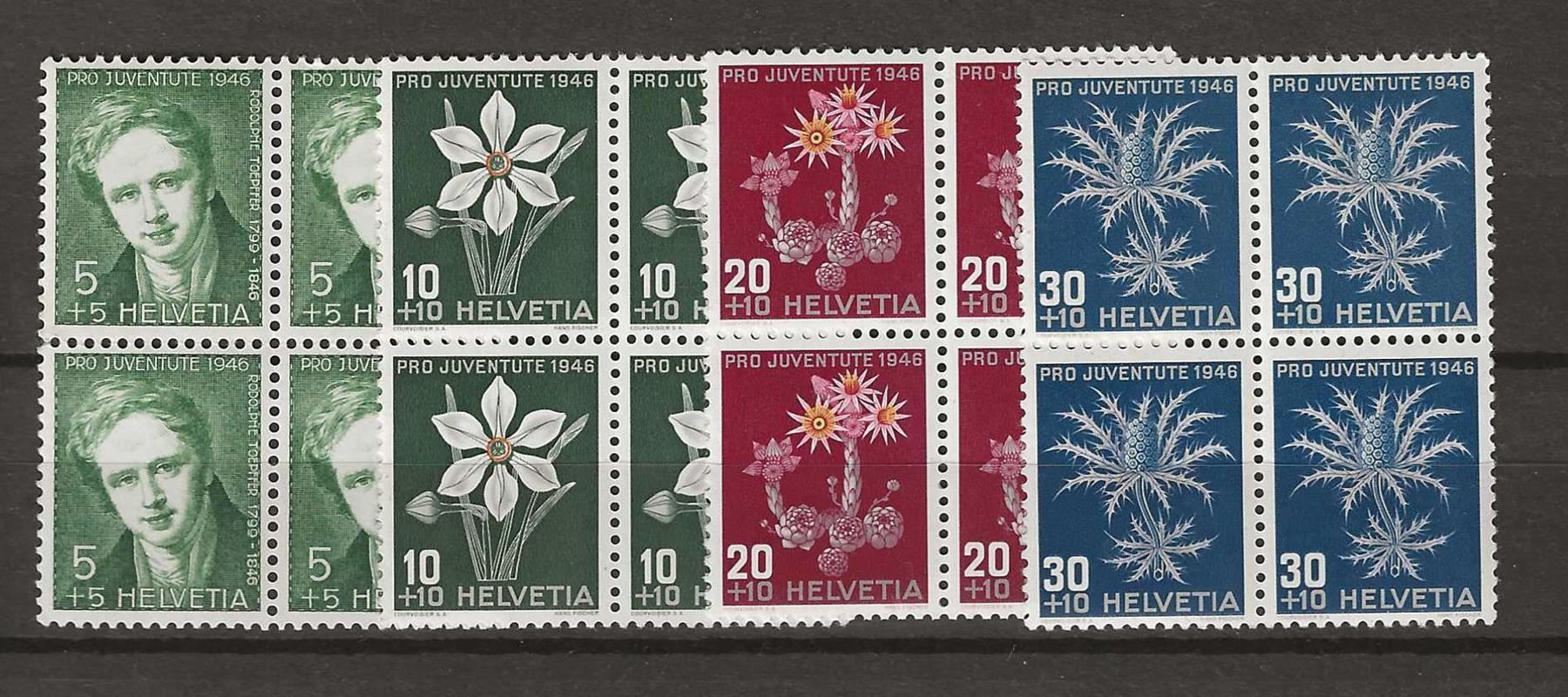 Alle Briefmarken: PJ146 - Pro Juventute 1946 B4 ** – Gebraucht aus Trélex von Phil_Albert