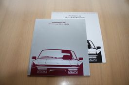Porsche 944 S2 & 944 Turbo Prospekt Jahrgang 1990 Französisc