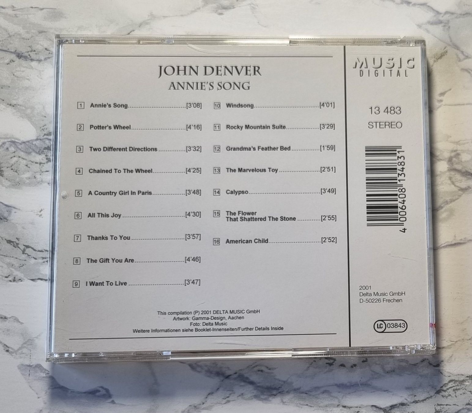CDs: cd JOHN DENVER - Annie´s Song - 2001 cd VG++ – Gebraucht aus Fribourg von  1