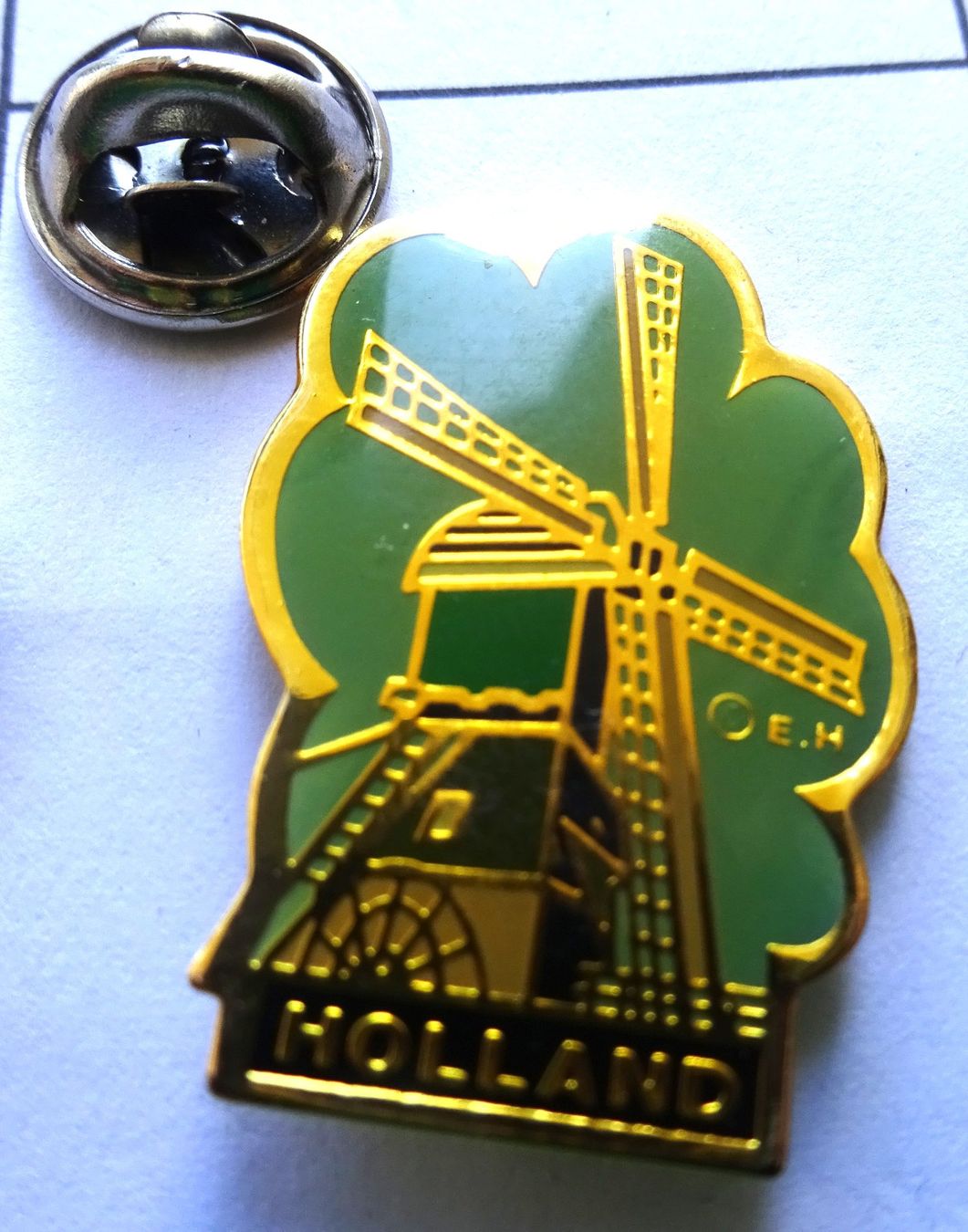 Plaketten & Abzeichen: Pin  HOLLAND  Windmühle – Gebraucht aus Utzenstorf von BUtter81