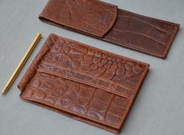 Mulberry Stiftetui Notizbuch Stift / Étui à stylos.  Carnet,