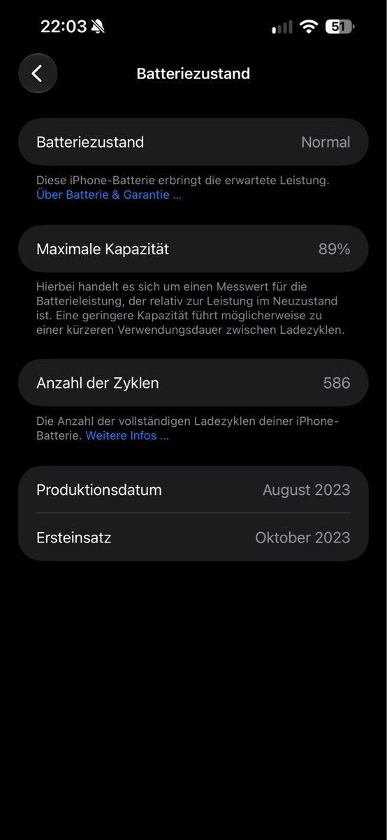 Apple Handys / Smartphones: iPhone 15 Pro Max 256GB – Gebraucht aus Marbach SG von Baenzi21 9