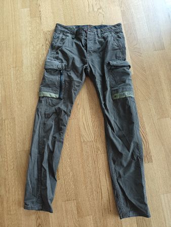 PME Legend Cargo Hosen Gr. 30/L32 Oliv Grün Top Zustand