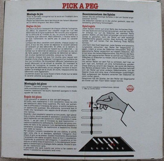 Giochi: PICK A PEG – Usato da Heimberg venduto da Rockenrol 1