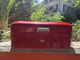Brotdose Wesco rot Metall guter Zustand