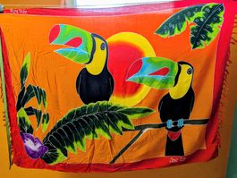 Pelikan Tischtuch Badtuch Pareo🦤Costa Rica 160x112cm Top