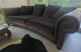 Vintage Lounge Couch Sofa (braun)